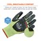 Ergodyne Nitrile-Coated CR Gloves, Lime, M 72 PK 17833 - alternate 5